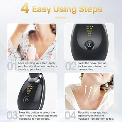 Rechargeable LED Facial & Neck Massager - Firm & Tighten Skin